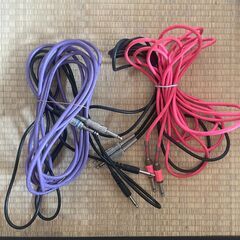 ギター　アンプ　ケーブル　シールド　2m～4m前後【ジャンク品】
