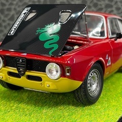 タミヤ製プラモデル完成品　AlfaRomeoGTA　　　の画像