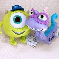 新品 モンスターユニバーシティー ぬいぐるみセット