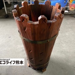アンティーク調 木製ヴィンテージ傘立て ※鉢入れ、物入れにも使え...