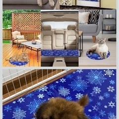 新品⭐️ 犬ひんやりマット 猫クールマット ペット用冷却シート 90×50cm ひえひえの画像