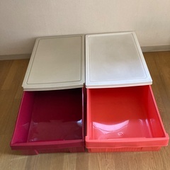 引き出し収納ケース　2個の画像