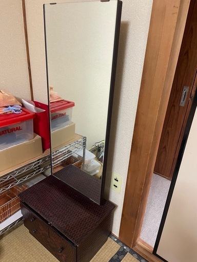 鏡台 ドレッサー 昭和レトロ 家具 姿見