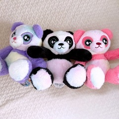 新品 おたちゅうカラフルパンダセット