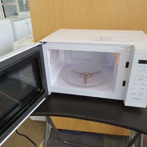 2024年製 電子レンジ アイリスオーヤマ IMB-T178 取扱説明書付き ターンテーブル ホワイト 高年式 札幌