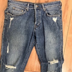 ダメージスキニージーンズ メンズ　の画像
