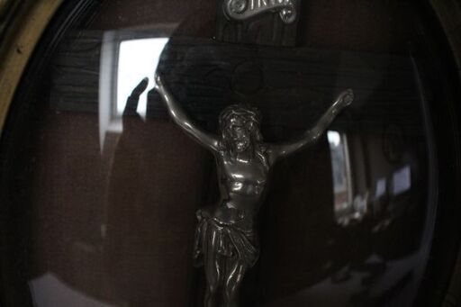 フランス アンティーク キリスト像のオブジェ