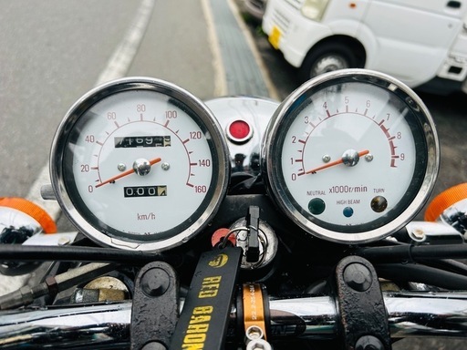 美車　希少　ヤマハ　SR400 1JR ドラムブレーキ　車検付　大阪発　中型