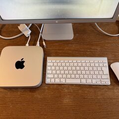 Mac mini + Apple純正キーボード＆マウス + Apple Cinema HD Display(ディスプレイのみジャンク) 中古品の画像