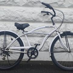 ビーチクルーザー26インチ６段変則