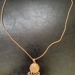 バスケットボールモチーフ ネックレス ゴールド チェーン メンズ レディースの画像