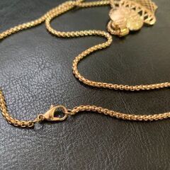 バスケットボールモチーフ ネックレス ゴールド チェーン メンズ レディースの画像