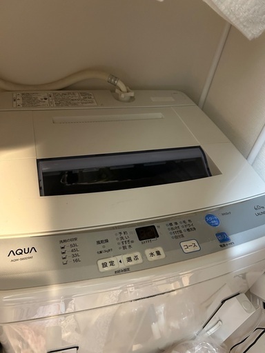 中古】AQUA 6キロ洗濯機 (ゆきな) 新宿御苑前の生活家電《洗濯機