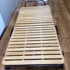 折りたたみスノコベッド【町田市再生家具】250265