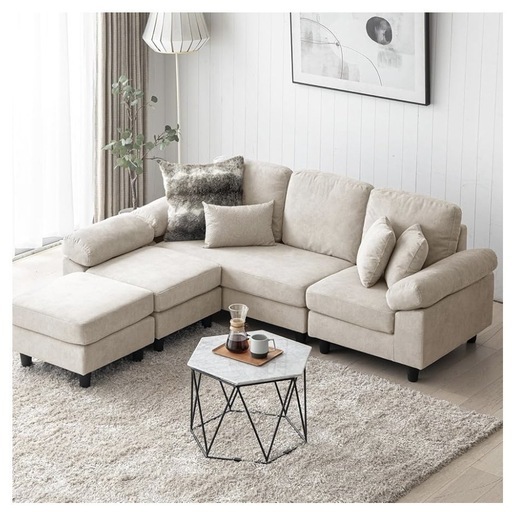 [3人掛けソファ]モダンデコ・組合せ自由