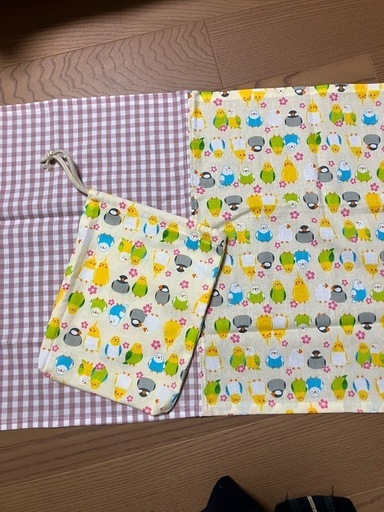 ワンピース 給食袋 ランチョンマット 巾着 ハンドメイド｜Yahoo