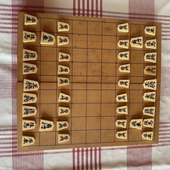 折り畳み将棋版　駒付きの画像