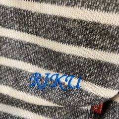 子供名前刺繍ありのリュックの画像