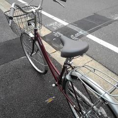 中古自転車３５１７　日本製　２６インチ　ギヤなし　ダイナモライト　　キッキーと音がならない後輪ローラーブレーキの画像