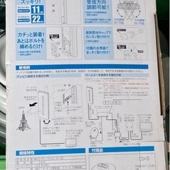 アンテナ　平面　地上デジタルの画像