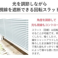 ブラインド(グレー) 操作位置右の画像