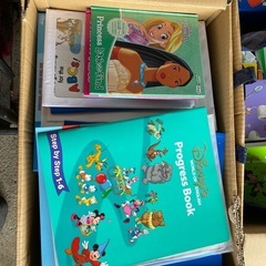 ディズニー　英語教材🔤絵本📕CD💿など、ダンボール📦3箱まとめて...