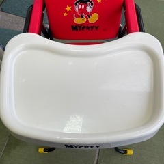 【リサイクルサービス八光】幅50㎝　カトージ　2WAYチェア腰ベルト付（ミッキーマウス）スターの画像