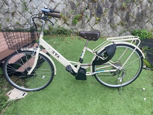 電動アシスト自転車 PLUS EVA【動作OK・鍵2本・充電器付き