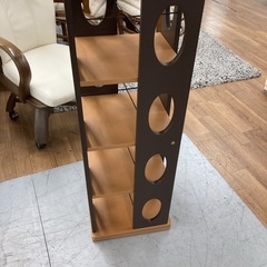 S730 ⭐ 回転式ブックラック 本棚 シェルフ マルチタワー USED 綺麗の画像