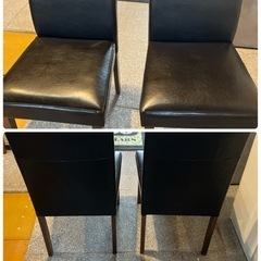 エクステンション　ダイニングテーブル　チェア2脚セットの画像