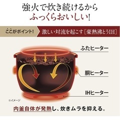 新品　象印　豪熱ふっとうIH 5.5合炊きの画像