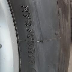 22年製 275/70r16スタッドレス ホイール付き ランクルサイズの画像