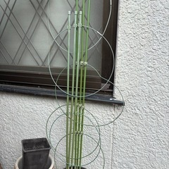 植木鉢、ガゴ、つる用トレリスなど色々の画像