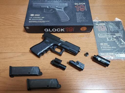 美品東京マルイGLOCK19 ライトトレーサーレーザーセット (柴さん