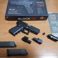 美品ガスブロ東京マルイGLOCK19 XC1ライトマイクロトレー...