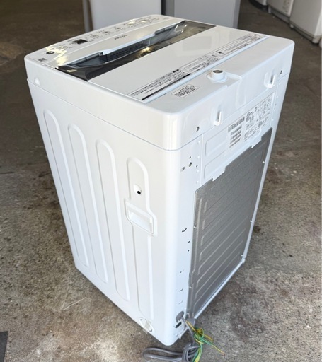 札幌市内配送可 【6ヵ月保証付き】 美品 22年製 Haier ハイアール 4.5kg 全自動洗濯機 JW-HS45B