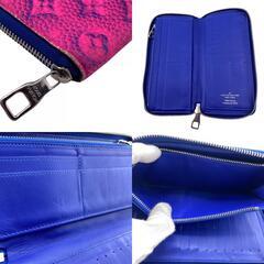ルイヴィトン LOUIS VUITTON 長財布 モノグラムイリュージョン ヴェルティカル ジッピーウォレット M81243 ピンクの画像