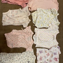ベビー服 新生児 60〜80 短肌着 コンビ肌着 カバーオール ロンパースの画像