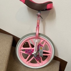 新品同様　一輪車　ブリジストン　ブリヂストン　ピンク　スタンド　...