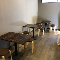 焼杉和風テーブルの画像