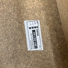 I 2504-655 IKEA　デニム ソファ 3人掛け オットマン付き バラ売り不可　色あせあり 汚れありの画像