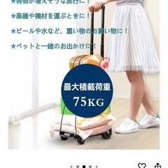 キャリーカート台車 折りたたみの画像