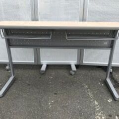 ２人用デスク　学習机　長机　会議テーブルの画像