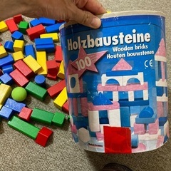 木製大きめ積み木の画像