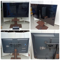 ★[八5258]Panasonic  2014年製　65インチV型テレビ　TH-65AX800  テレビスタンド付き　 テレビ寸法  1466X850㎜  の画像