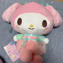 値下げ 新品 マイメロディ ぬいぐるみ bigサイズ タグ付き