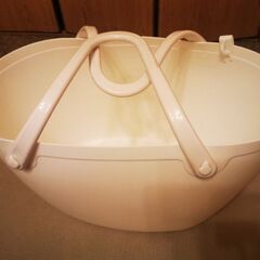 洗濯入れ　コルトナバッグ　COR-TONA　BAG　白の画像
