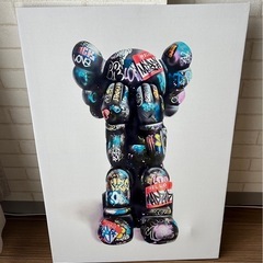KAWS アートパネル　絵画の画像