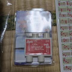 ウクレレセット　ウクレレ　楽器　チューナー　ピック　ソフトケースの画像