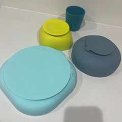 【美品】子供用くっつくお皿の画像
